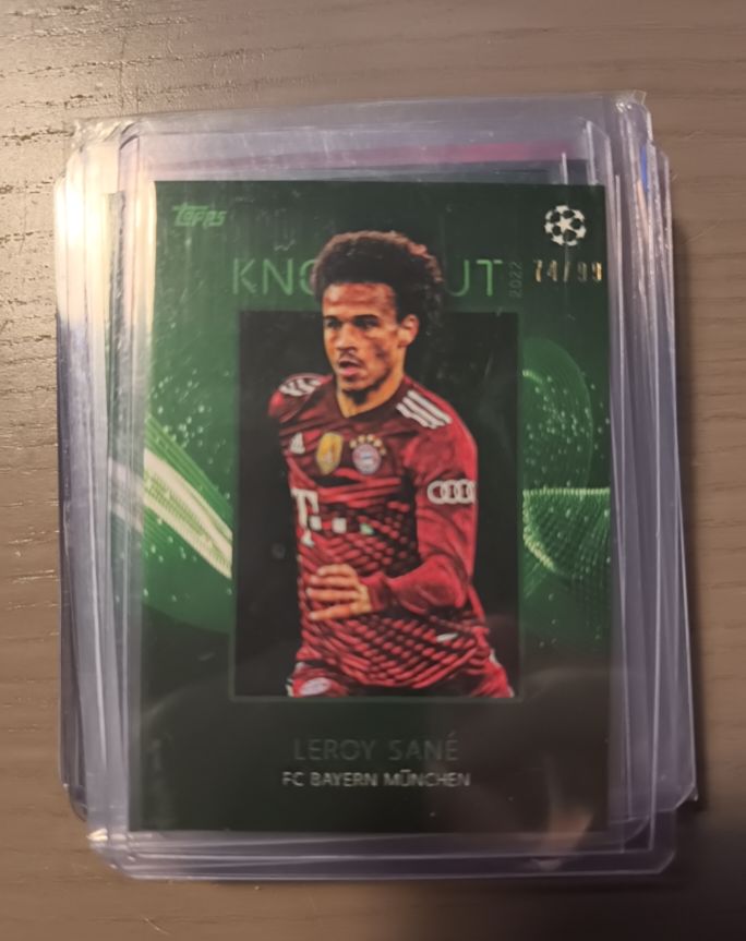 2022 Topps Knockout UEFA #74 Leroy Sané — front