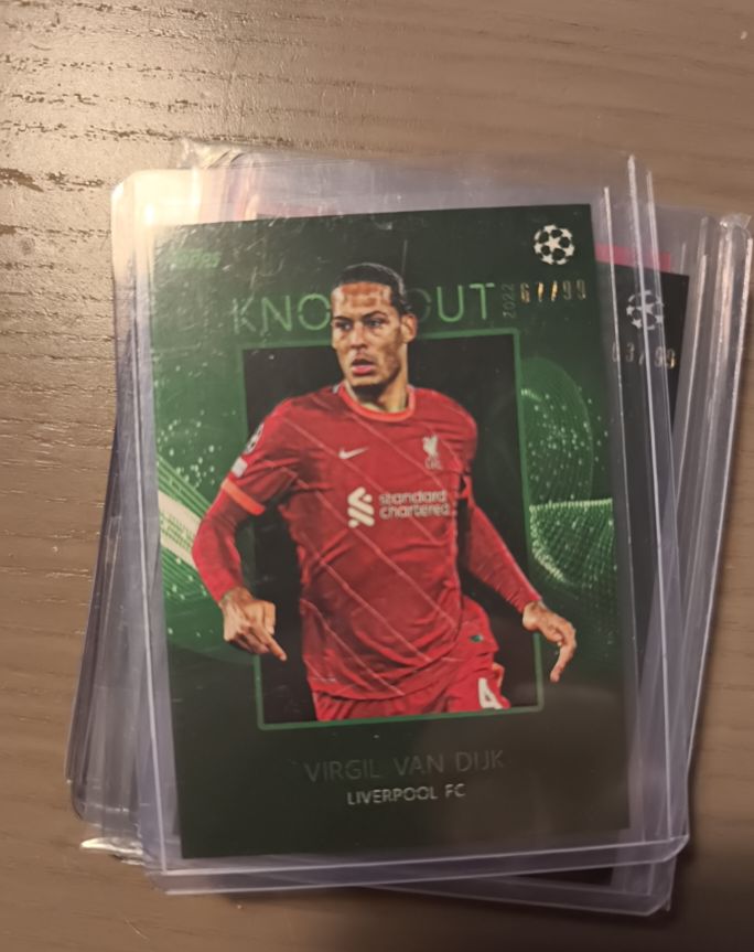 2022 Topps On Demand UEFA Champions League Knockout #99 Virgil Van Dijk — front