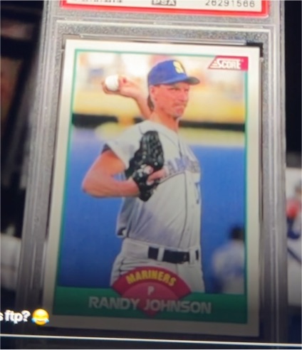 1989 Score Traded #77T Randy Johnson — front