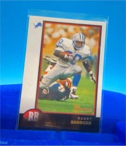 1998 Bowman #120 Barry Sanders — front