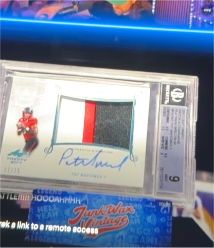 2017 Leaf Trinity Patrick Mahomes II #PAPM1 — front
