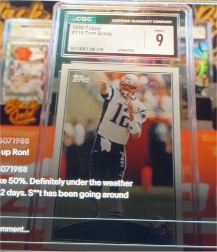 2009 Topps #115 Tom Brady — front