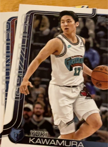 2025-26 Topps #188 Yuki Kawamura — front