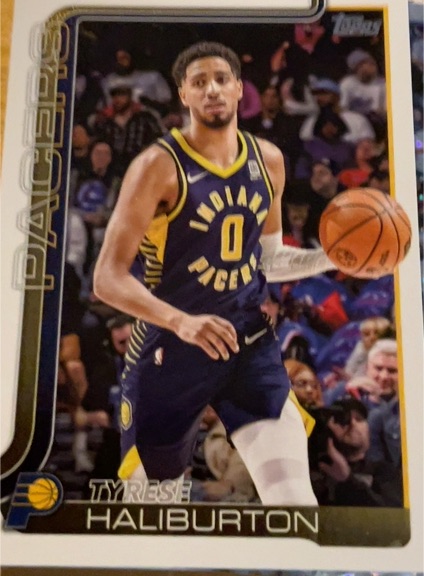 2025-26 Topps #47 Tyrese Haliburton — front