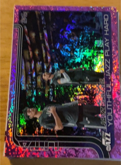 2025 Topps Basketball #290 Jazz Dance! Youthful Jazz Play Hard — front