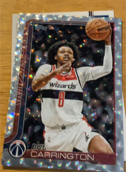 2025-26 Topps Holiday #H76 Bub Carrington — front