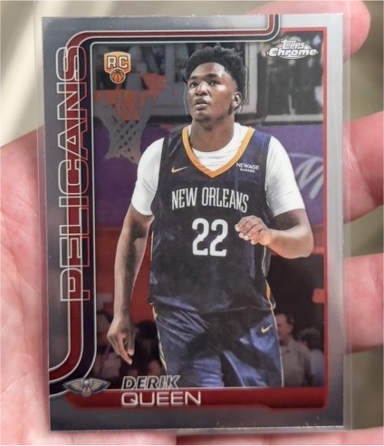 2025-26 Topps Chrome #263 Derik Queen — front