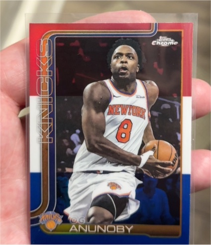 2025-26 Topps Chrome #131 OG Anunoby — front