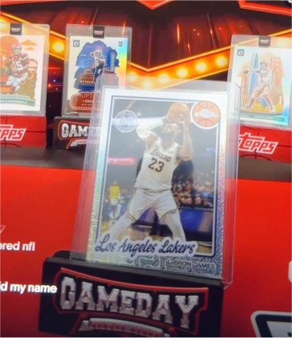 2025 Topps Basketball #TC-LJ LeBron James — front