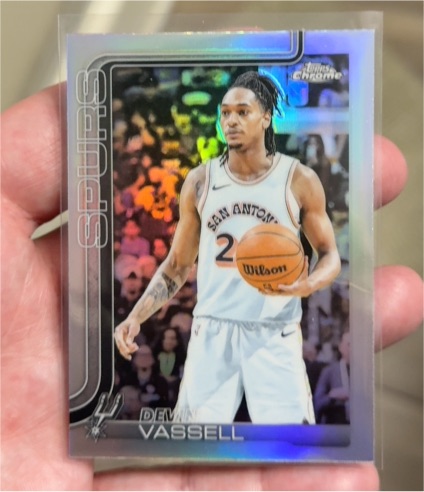 2025-26 Topps Chrome #202 Devin Vassell — front