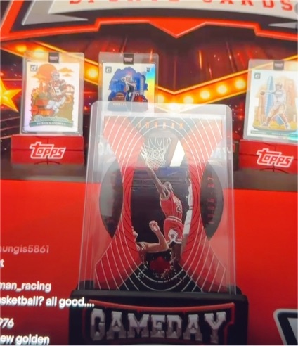 1996 Upper Deck Gameday #GAMEDAY Michael Jordan — front
