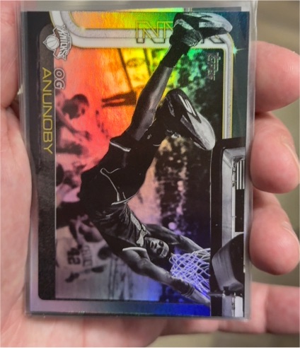 2025-26 Topps #15 OG Anunoby Blackout — front