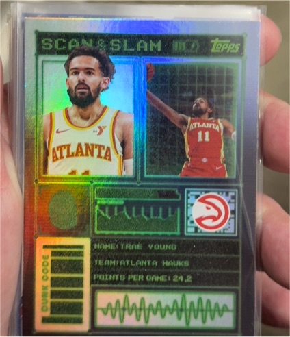 2025-26 Topps #SS-13 Trae Young Scan and Slam — front