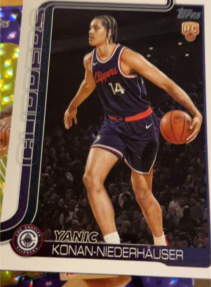 2025-26 Topps Basketball #230 Yanic Konan-Niederhäuser — front
