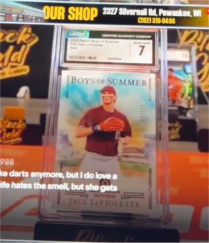 2025 Panini Boys of Summer #16 Jace LaViolette — front