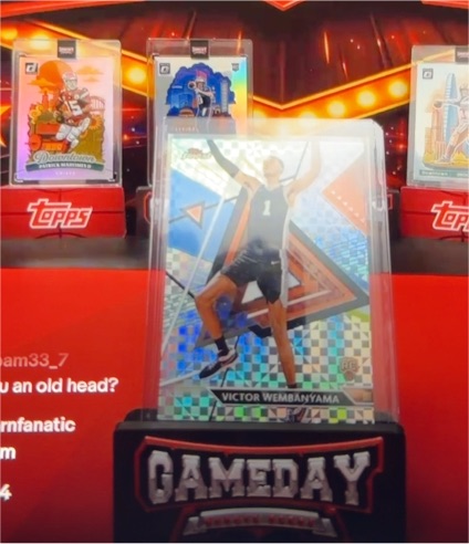 2025 Topps Gameday Victor Wembanyama — front