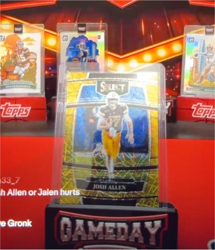 2022 Panini Select Draft Picks Concourse #100 Josh Allen — front