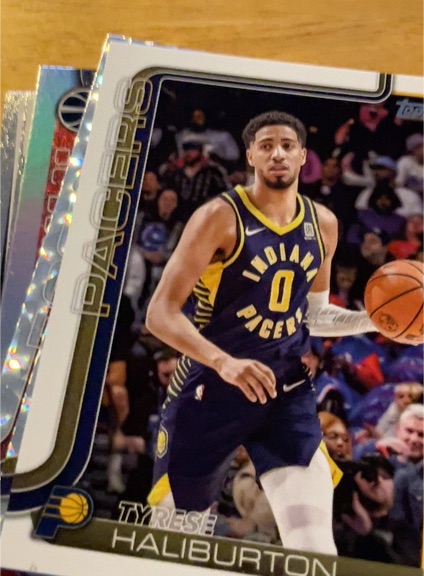 2025-26 Topps #47 Tyrese Haliburton — front