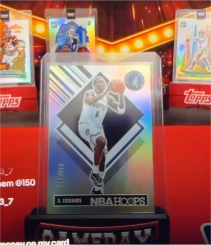 2024-25 Panini NBA Hoops #286 Anthony Edwards — front