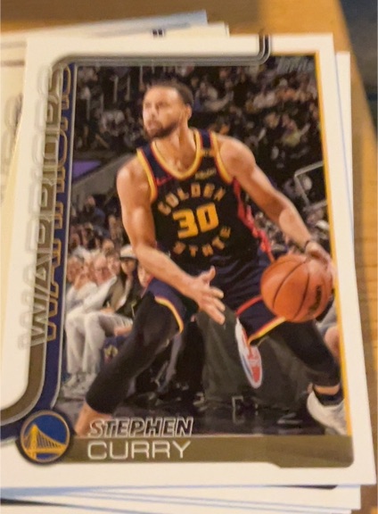 2025 Topps #135 Stephen Curry — front