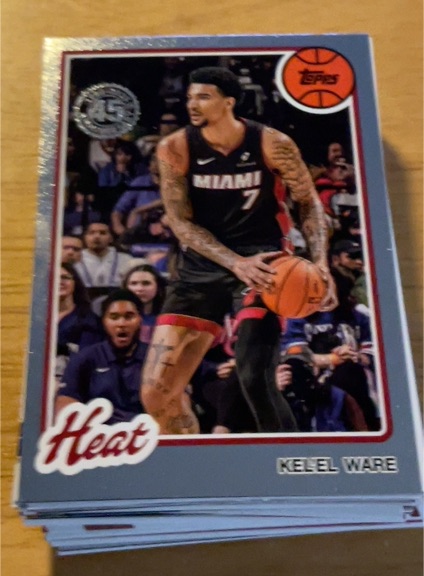 2025-26 Topps Basketball 45th Anniversary #80BK-27 Kel'el Ware — front