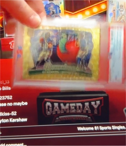 1991 Topps Gameday Shadow Box Football Card — front