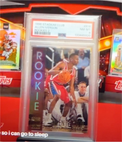 1996 Topps Stadium Club Rookies 2 #R16 Allen Iverson — front