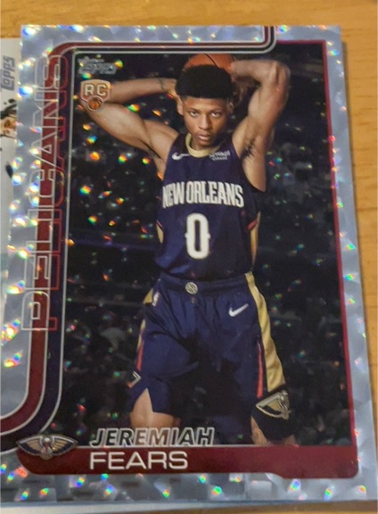 2025-26 Topps Basketball #207 Jeremiah Fears — front