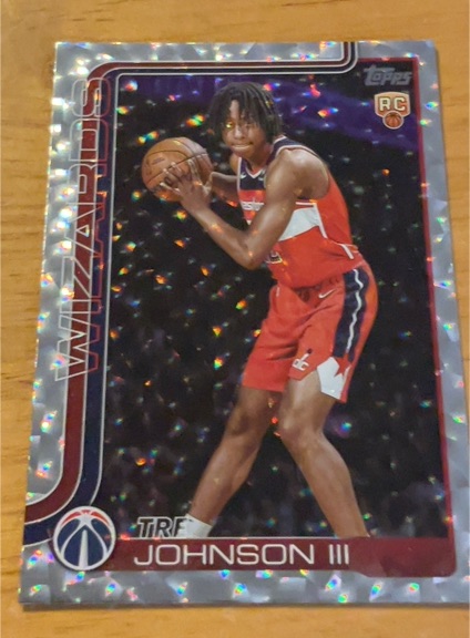 2025-26 Topps #206 Tre Johnson III — front