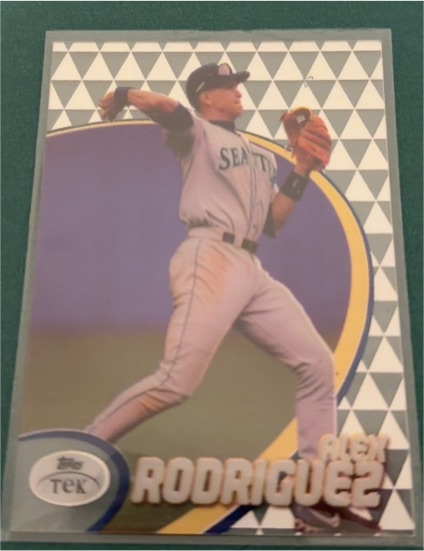 1998 Topps Tek #9 Alex Rodriguez — front