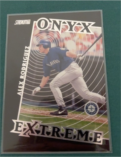 2000 Topps Stadium Club Onyx Extreme #OE6 Alex Rodriguez — front