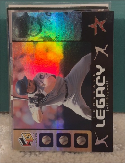 2000 Upper Deck HoloGrFX Longball Legacy #LL3 Jeff Bagwell — front