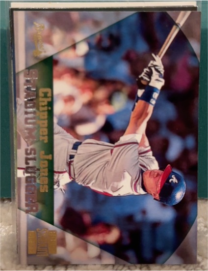 1997 Topps Stadium Club #376 Chipper Jones — front