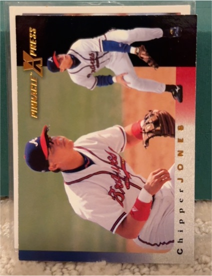 1997 Pinnacle X-Press #23 Chipper Jones — front