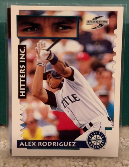 1995 Score #569 Alex Rodriguez Hitters Inc Seattle Mariners — front