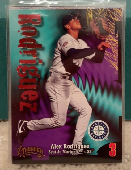 1998 Skybox Circa Thunder #3 Alex Rodriguez — front