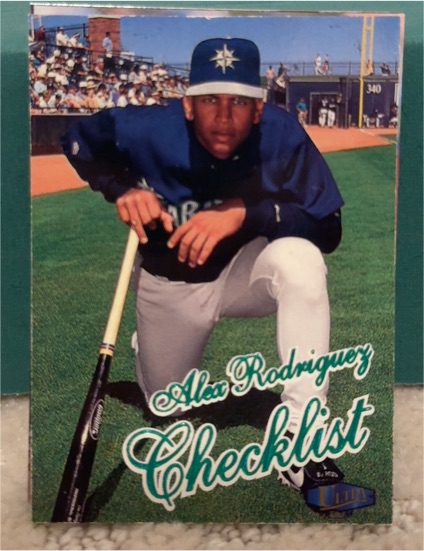 1998 Fleer Ultra #247 Alex Rodriguez Seattle Mariners Checklist — front