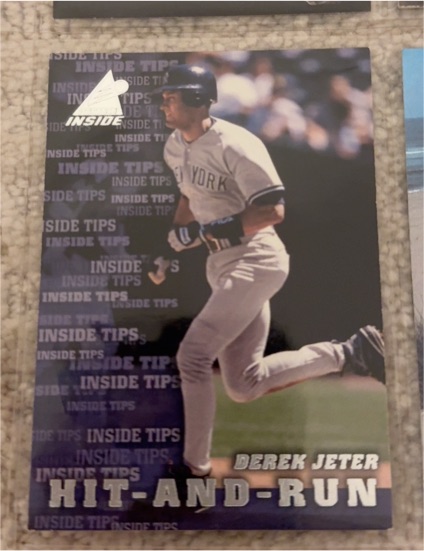 1998 Pinnacle Inside #133 Derek Jeter Hit-And-Run — front