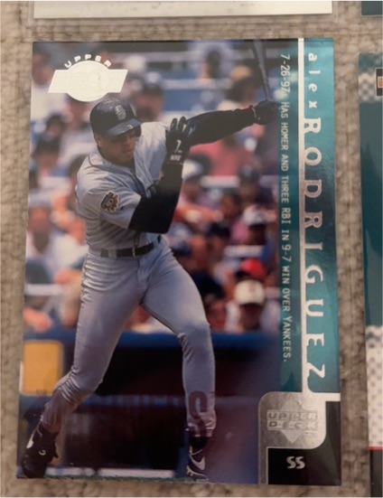 1998 Upper Deck Upper Echelon #457 Alex Rodriguez — front