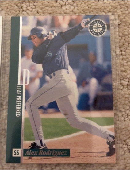 1996 Leaf Preferred #35 Alex Rodriguez — front