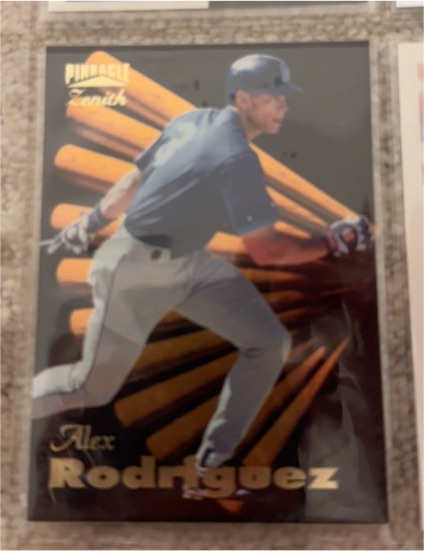 1996 Pinnacle Zenith #99 Alex Rodriguez — front