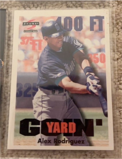 1997 Score #507 Alex Rodriguez Goin' Yard — front