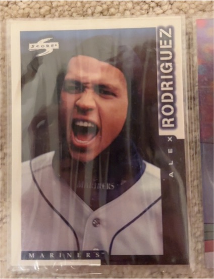 1998 Score #10 Alex Rodriguez — front