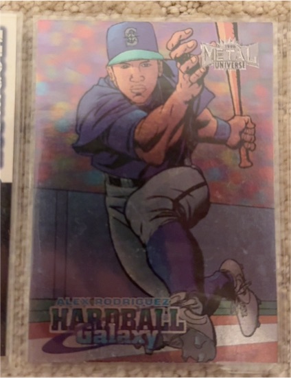 1998 Fleer Metal Universe #214 Alex Rodriguez Hardball Galaxy — front