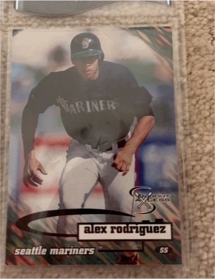 1998 SkyBox Dugout Axcess #81 Alex Rodriguez — front