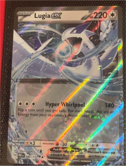 2016 Pokemon Prismatic Evolutions #082 Lugia ex — front