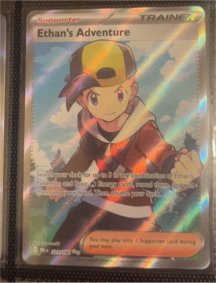 2023 Pokémon SV10: Destined Rivals #221 Ethan's Adventure — front