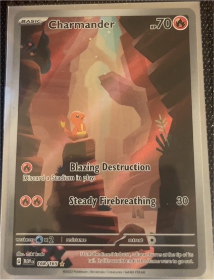 2023 Pokemon Scarlet & Violet 151 #168 Charmander Illustration Rare — front