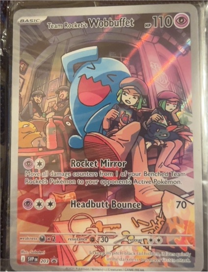 2023 Pokémon SV: Scarlet & Violet Promo #203 Team Rocket's Wobbuffet — front