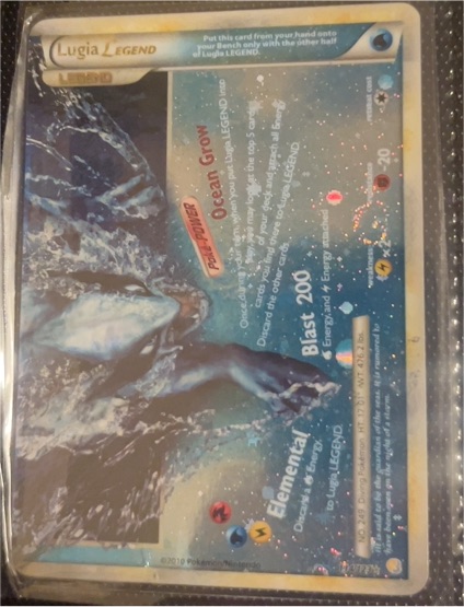 2010 Pokémon HeartGold & SoulSilver #114 Lugia Legend — front
